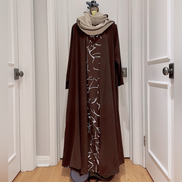 NWT ** Layer Abaya Dress, Maxi Layer Dress - Picture 2 of 6